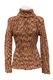 #147 Brown Knit Turtleneck Sweater | c. 179 | Size 6/8