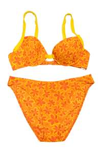 Swimwear: #219 Refece Bikini Set (bra Top And Brief Bottoms) Orange | c. 173 | Size 10