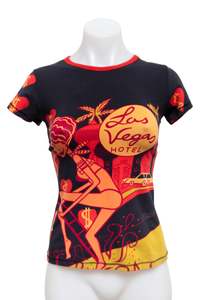 #08 Custo Barcelona T-shirt Black | c. 180 | Size 8