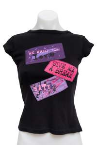 #26 Jennyfer T-shirt Black | c. 180 | Size 10