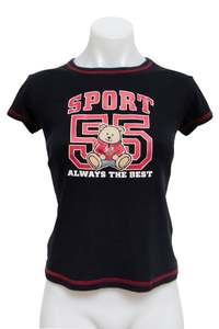 #27 Jennyfer T-shirt Black | c. 180 | Size 10