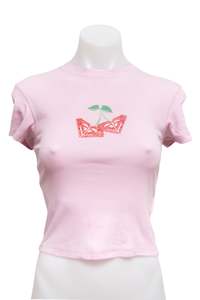 #30 Roxy T-shirt Pink | c. 180 | Size 6