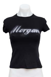 #34 Morgan De Toi T-shirt Black | c. 180 | Size 6/8
