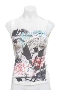 #51 Bershka Tank Top White | c. 180 | Size 8