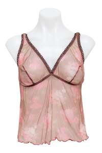 #28 Mesh Etam Cami Brown | c. 181 | Size 8/10
