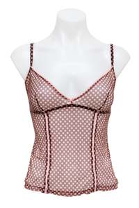 #33 Misshelen Camisole Top Brown/Pink | c. 181 | Size 12/14