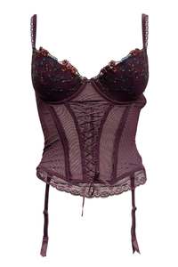 Lingerie: # Etam Corset Top Purple | c. 180 | Size 10C / 8
