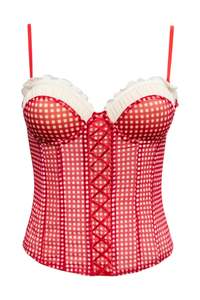 Lingerie: #103 Blanco Miss Lingerie Camisole Top Red | c. 180 | Size 10 / 12B/C