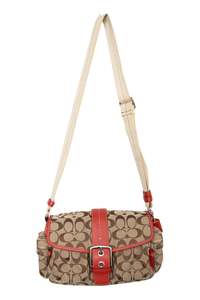 Bags: #159 Coach Shoulder Bag Beige | c. 180