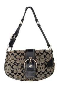 Bags: #173 Coach Flat Soho Black | c. 180
