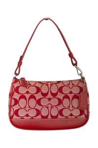 #180 Coach Monogram Demi Bag Red | c. 179