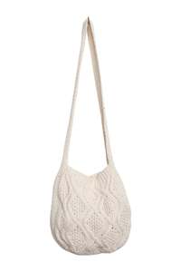 #179 Knit Shoulder Bag White | c. 178