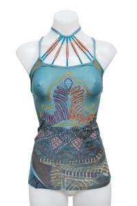 #31 Save The Queen Halter Top Blue | c. 181 | Size 8