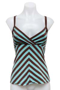 #32 H&m Camisole Top Brown/Blue | c. 181 | Size 10/12