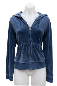 Jumpers: #179 Tommy Hilfiger Zip-up Blue | c. 186 | Size 8