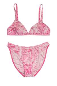 #116 Pink Geometric Bikini Pink | c. 186 | Size 12