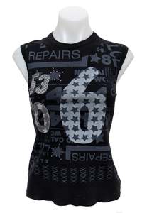 Baby Tees: #126 Sisley Tank Top Black | c. 185 | Size 8