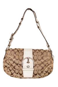Bags: #200 Coach Flat Soho Bag Brown | c. 186