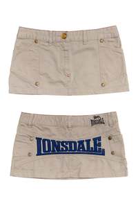 #97 Lonsdale Mini Skirt Beige | c. 186 | Size 6