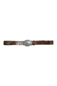 #197 Medallion Belt Brown | c. 190 | Size 10/12/14