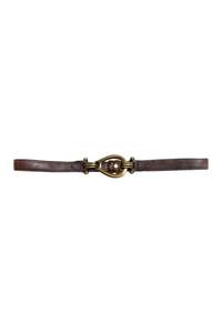 #198 Leather Belt Brown | c. 190 | Size 10/12