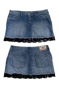 #141 Ymi Mini Skirt Blue | c. 190 | Size 10/12