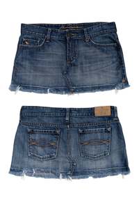 #142 Abercrombie & Fitch Mini Skirt Blue | c. 190 | Size 8