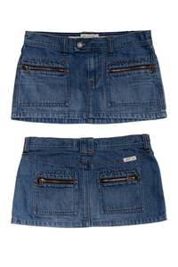#148 Abercrombie & Fitch Mini Skirt Blue | c. 190 | Size 6