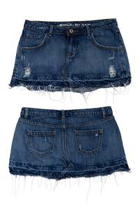 #150 Mossimo Supply Co. Denim Mini Skirt Blue | c. 190 | Size 6