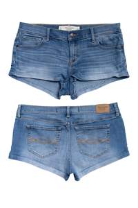 Bottoms: #157 Abercrombie & Fitch Denim Shorts Blue | c. 190 | Size 8