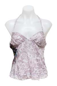 Tops: #33 Halter Top White | c. 190 | Size 8