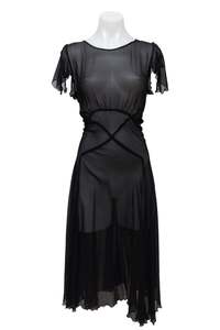 Dresses: #123 Trashy Diva By Candice & Robyn Slip Dress Black | c. 190 | Size 10