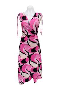 #127 Ys Fashion Midi Dress Pink | c. 190 | Size 10