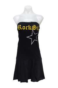 Dresses: #130 Fashion's Queen Inside Strapless Dress Black | c. 190 | Size 8