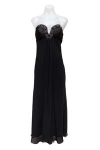 #133 Jump Apparel Evening Gown Black | c. 190 | Size 8