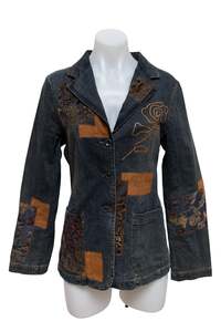 #142 Herries Govantes Jeans Jacket Blue | c. 187 | Size 8