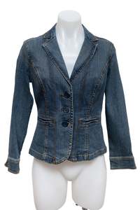 Jackets: #143 St. John's Bay Denim Jacket Blue | c. 187 | Size 8