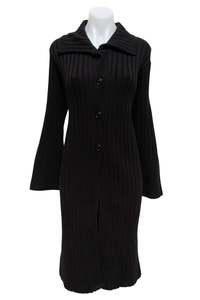 #149 Long Cardigan Black | c. 187 | Size 12