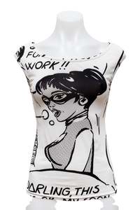 Baby Tees: #06 Elam T-shirt White | c. 189 | Size 12