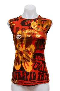 #81 Miss Sixty Tank Top Orange | c. 189 | Size 10/12