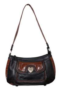 #184 Coldwater Creek Shoulder Bag Black | c. 189