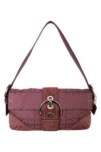 #193 Coach Flat Soho Bag Purple | c. 189