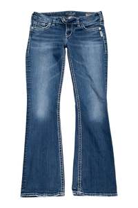 Bottoms: #173 Silver Jeans Jeans Blue | c. 195 | Size 8
