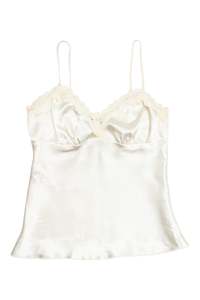 #190 R. Kelly Cami Top White | c. 194 | Size 6/8