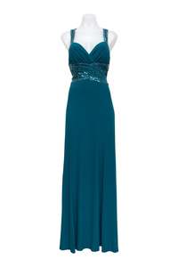 #140 Nw Nightway Dress Green | c. 195 | Size 8/10