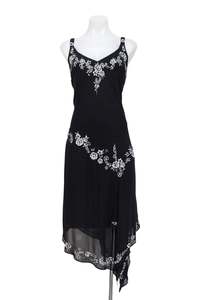 #147 R&m Richards Dress Black | c. 195 | Size 12/14