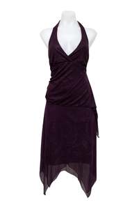 Dresses: #148 Speechless Halter Dress Purple | c. 195 | Size 8