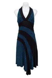 #149 Love Tease Halter Dress Black | c. 195 | Size 8