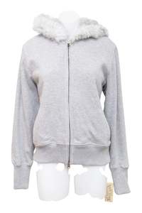 #110 New York Classics Zip-Up Jumper Gray | c. 195 | Size 12