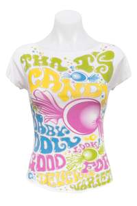 Baby Tees: #68 T-shirt White | c. 193 | Size 8